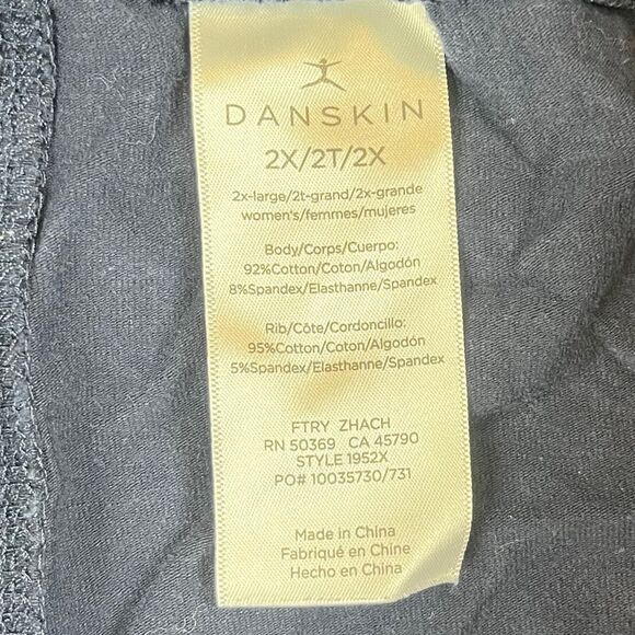 Danskin Navy Blue Cropped Active Pants 2X - Picture 4 of 9